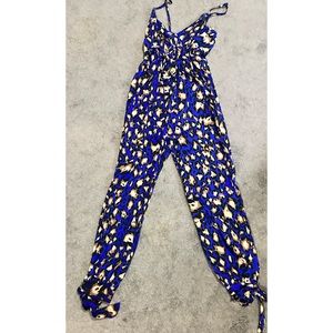 NWOT Leopard Jumpsuit
